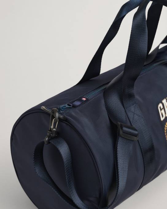 bolsa de ginástica escudo retrô N424C460 noite azul GANT homens