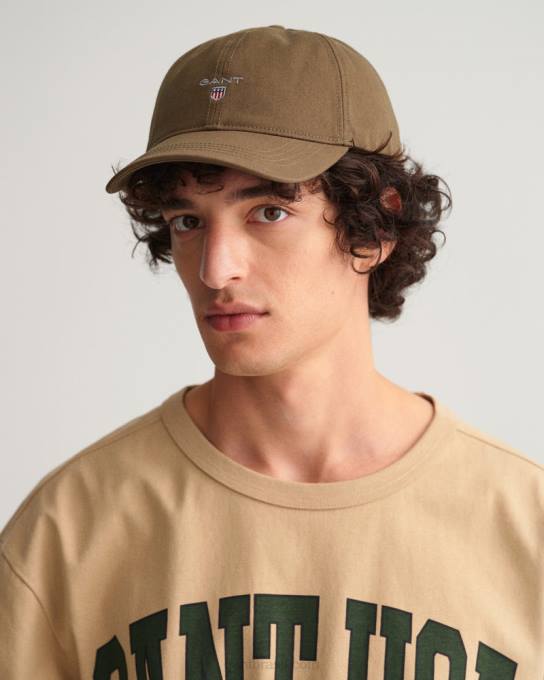 gorro de sarja de algodão N424C487 caçador verde GANT homens