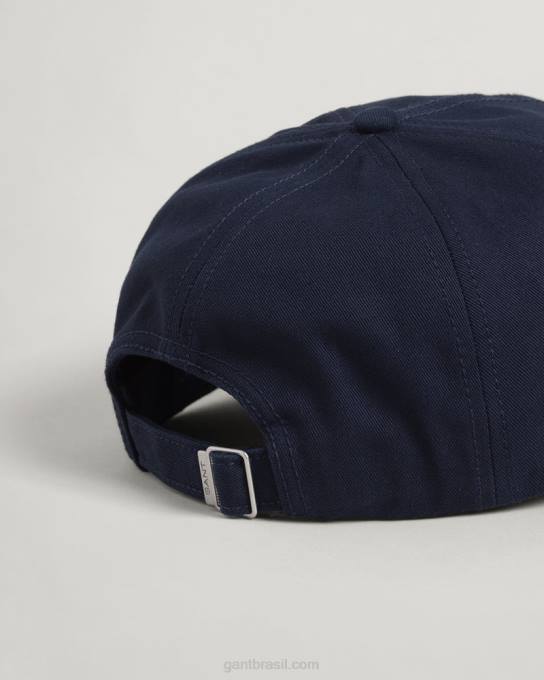 gorro de sarja de algodão N424C494 marinho GANT homens