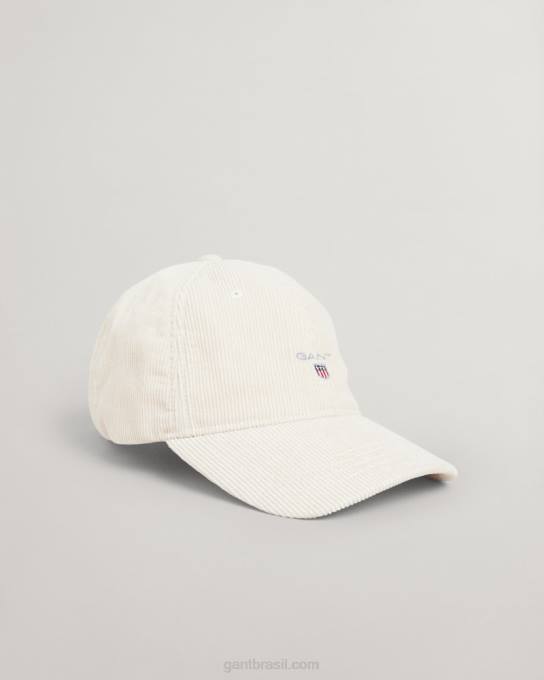 gorro de veludo cotelê N424C480 creme GANT homens