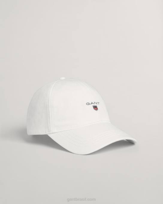 gorro de sarja de algodão N424C793 branco GANT mulheres
