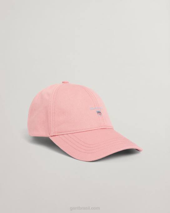 gorro de sarja de algodão N424C794 rosa terracota GANT mulheres