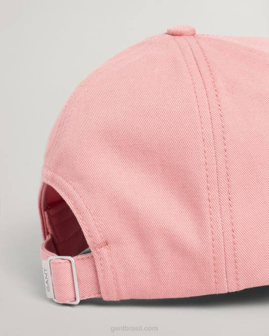 gorro de sarja de algodão N424C794 rosa terracota GANT mulheres
