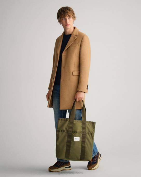 casaco de lã clássico N424C388 cáqui quente GANT homens