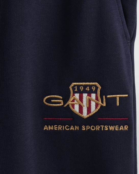 calça de moletom escudo de arquivo N424C269 noite azul GANT homens