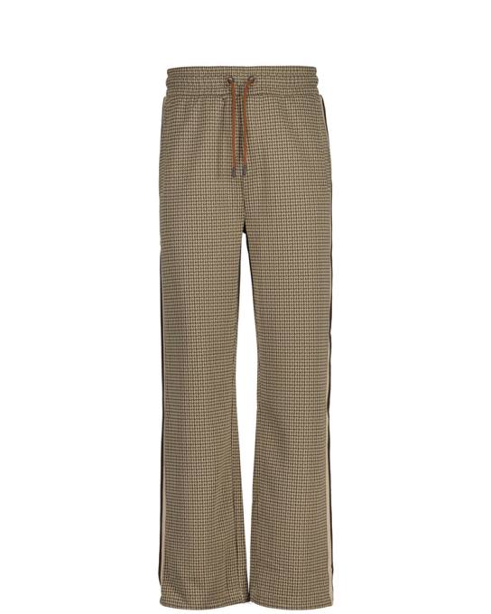 calças de treino houndstooth N424C225 chocolate marrom GANT homens