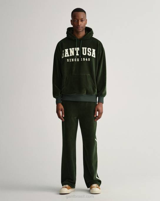 calças de veludo N424C242 tempestade verde GANT homens