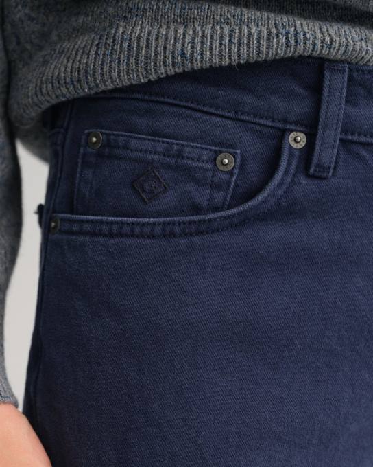 jeans arley regular fit sarja macia N424C409 marinho GANT homens