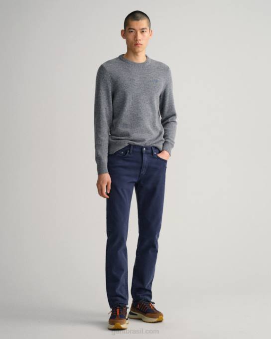 jeans arley regular fit sarja macia N424C409 marinho GANT homens