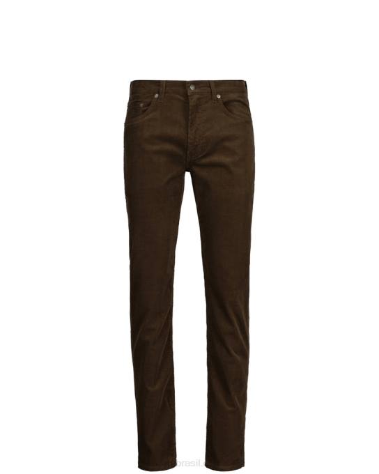 jeans slim fit de veludo hayes N424C420 marrom rico GANT homens
