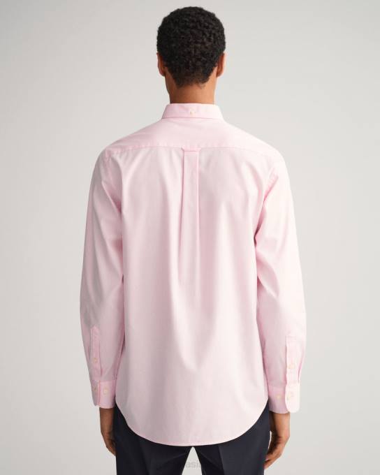 camisa oxford pinpoint de ajuste regular N424C84 Rosa Califórnia GANT homens