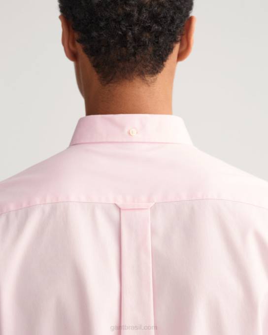 camisa oxford pinpoint de ajuste regular N424C84 Rosa Califórnia GANT homens
