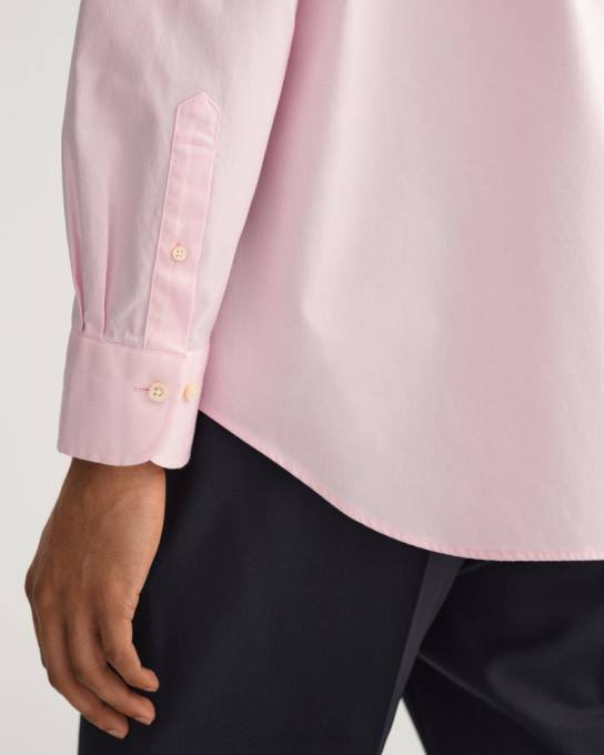 camisa oxford pinpoint de ajuste regular N424C84 Rosa Califórnia GANT homens
