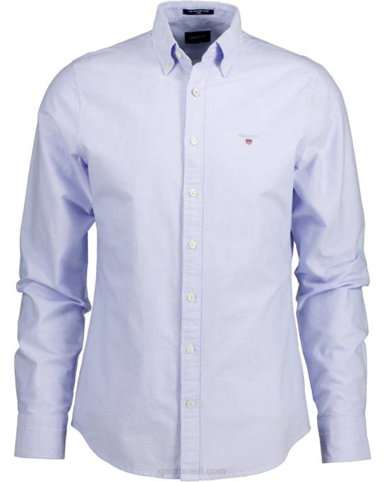 camisa oxford slim fit N424C29 capri azul GANT homens