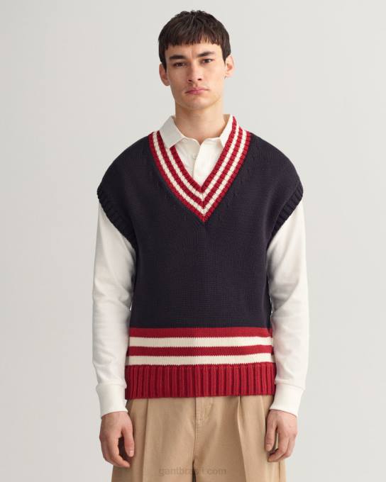 colete grande N424C342 pôr do sol de outono GANT homens