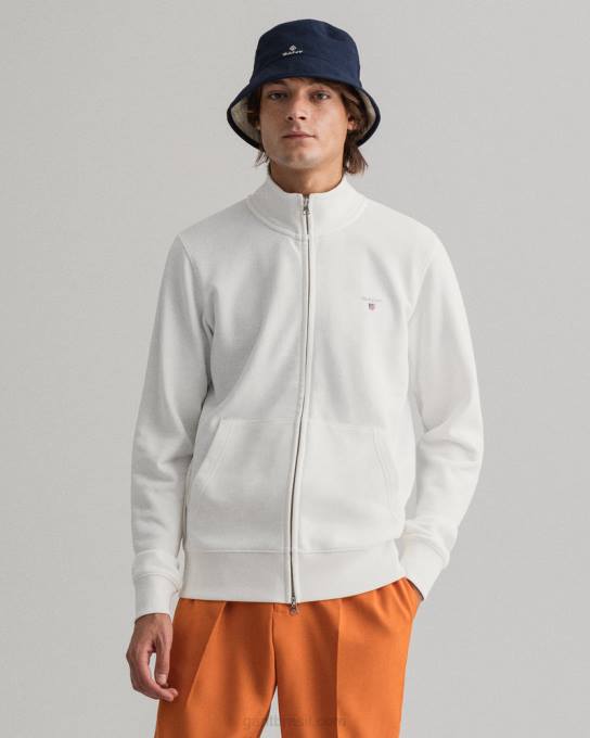 cardigã original com zíper N424C285 casca de ovo GANT homens