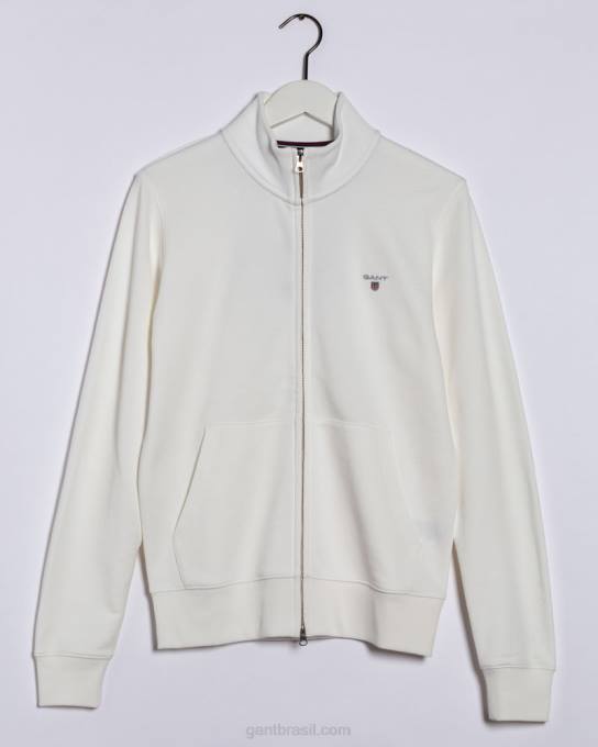 cardigã original com zíper N424C285 casca de ovo GANT homens