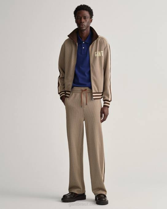 camisa pólo piquê original N424C99 azul profundo GANT homens