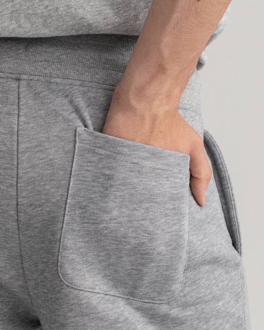 calções de suor originais N424C399 melange cinza GANT homens
