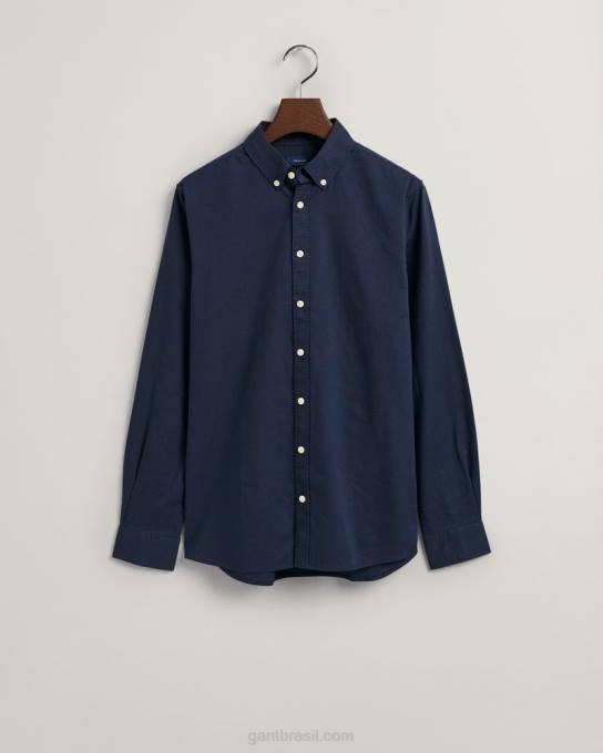 camisa oxford arquivo adolescentes N424C840 noite azul GANT juventude