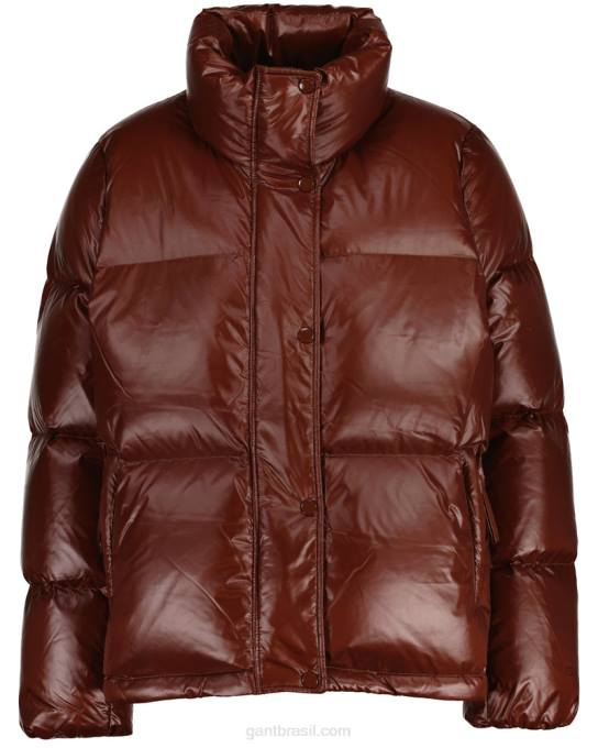 jaqueta cortada N424C749 semente de cacau GANT mulheres