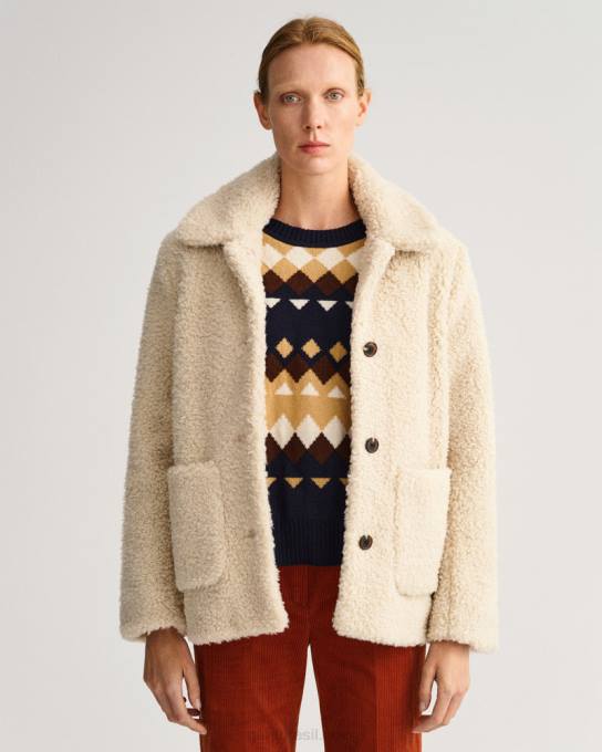 jaqueta de pelúcia N424C752 massa de vidraceiro GANT mulheres