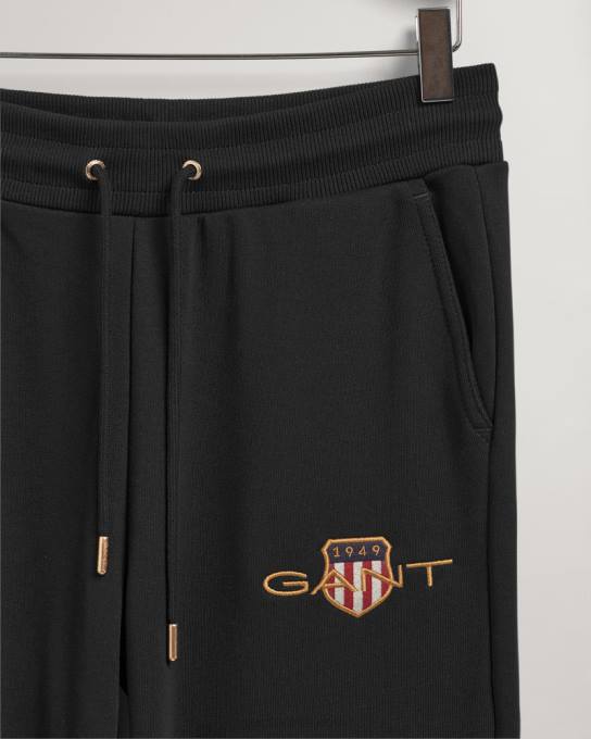 calça de moletom escudo de arquivo N424C727 preto GANT mulheres