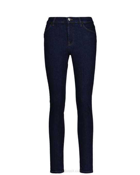 calça jeans skinny índigo nella N424C747 azul escuro GANT mulheres