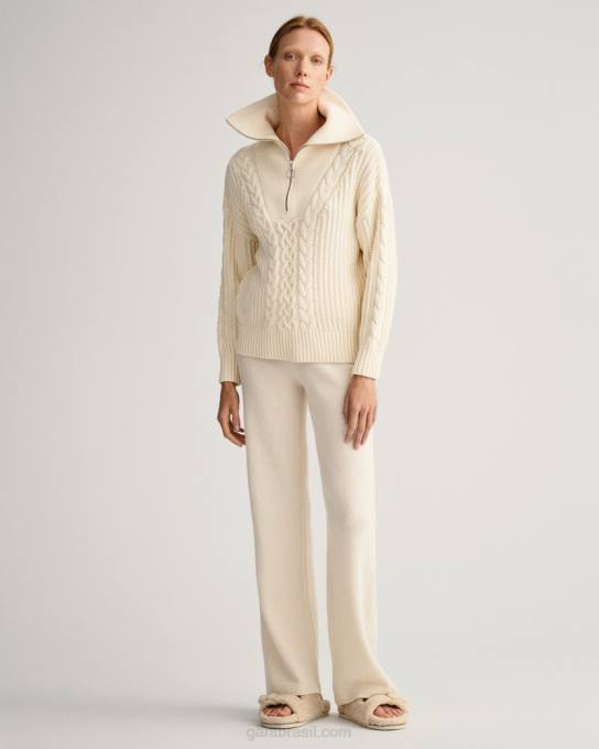 calças de salão N424C675 creme GANT mulheres