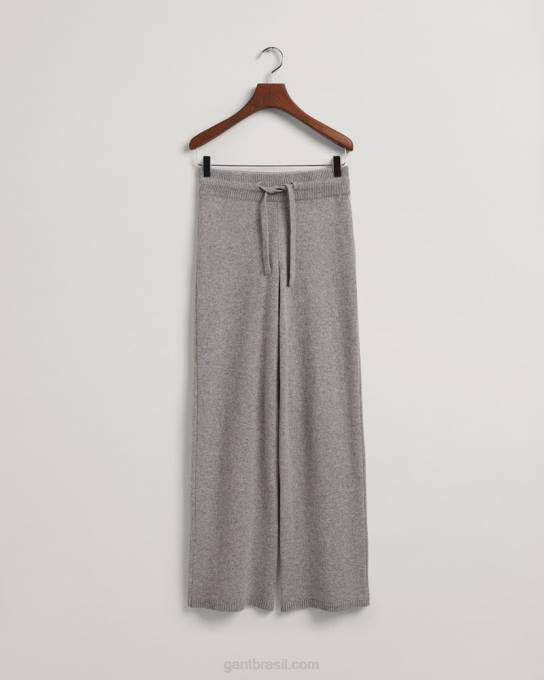 calças de salão N424C678 melange cinza GANT mulheres