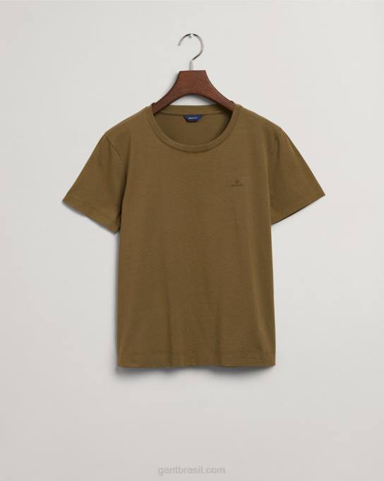 camiseta original N424C628 caçador verde GANT mulheres