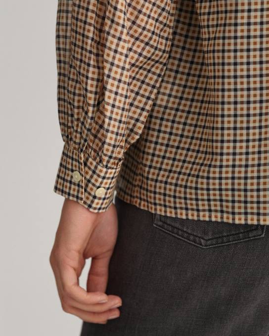 icon g t-shirt essencial N424C606 Ébano preto GANT mulheres