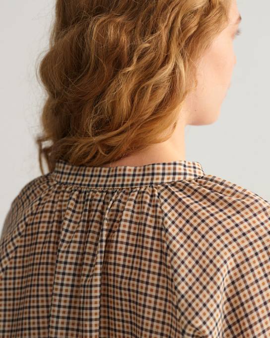 icon g t-shirt essencial N424C606 Ébano preto GANT mulheres