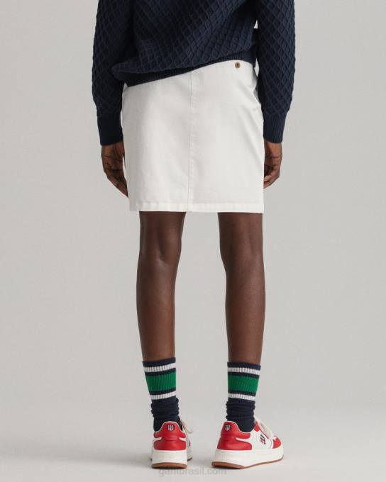 saia chino clássica slim fit N424C650 casca de ovo GANT mulheres