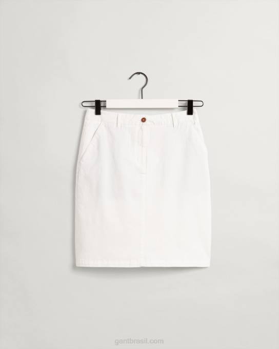 saia chino clássica slim fit N424C650 casca de ovo GANT mulheres