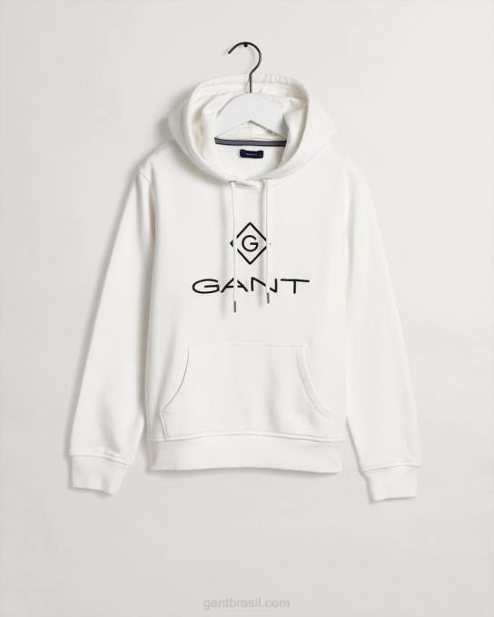 moletom com logo N424C728 casca de ovo GANT mulheres