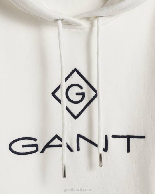 moletom com logo N424C728 casca de ovo GANT mulheres